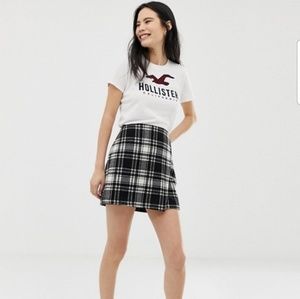 Nwt Hollister plaid skirt